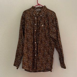 Cinch button up long sleeve